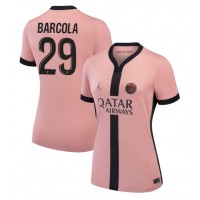 Camiseta Paris Saint-Germain Bradley Barcola #29 Tercera Equipación Replica 2024-25 para mujer mangas cortas